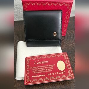 Black new in box Cartier Coin case